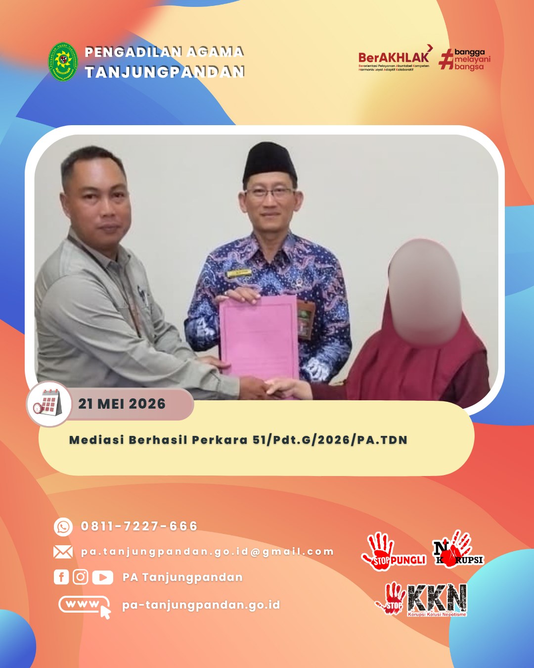 mediasi berhasil 21052026